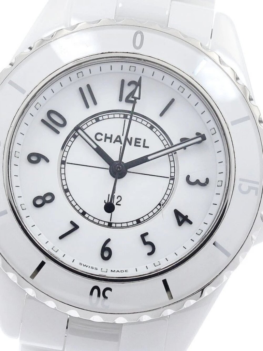 CHANEL J12 White Ceramic white Dial Quartz Ladies Watch_946756